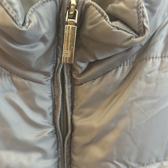 Liz Claiborne Puff Vest Full Zip Blue Gray Womens Size 1X Lightweight Pockets - Picture 4 of 11